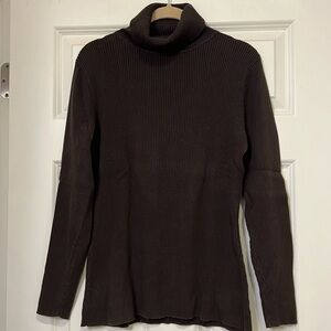 Relativity Ribbed Knit Turtle Neck